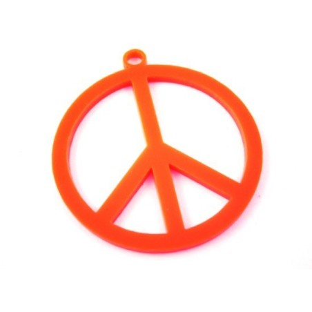 Pendente Acrílico Símbolo da Paz Médio