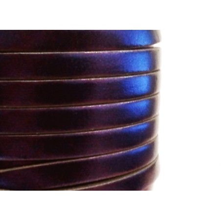 Gravação a Laser Cabedal Plano Italiano 5mm Roxo Metalizado