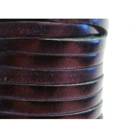 Gravação a Laser Cabedal Plano Italiano 5mm Liláz Metalizado