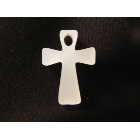Pendente Acrílico "Cruz" 21mm x 15mm