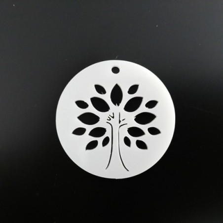 Pendente Acrílico Redondo Árvore da Vida 30mm