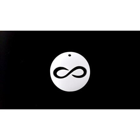 Pendente Acrílico Redondo "Infinito" 20mm