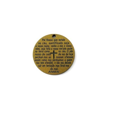 Pendente Acrílico "Pai Nosso" 40mm
