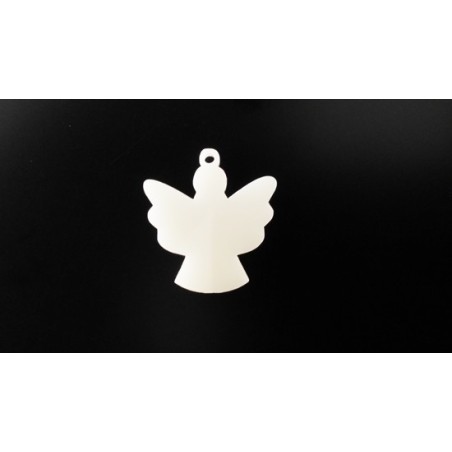 Pendente Acrílico "Anjo 3" 22mm x 21mm