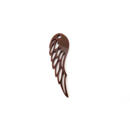 Pendente Acrílico "Asa de Anjo"  55mm x 18mm