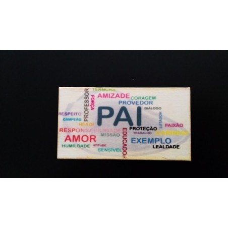 Iman Foto Impressão "Pai Palavras" Rectangular
