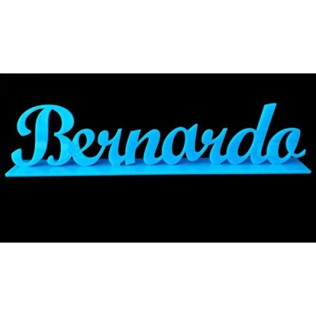 Nome Acrilico + Base (Letra Trabalhada)