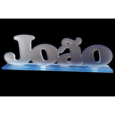 Nome Acrilico + Base