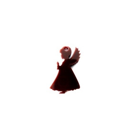 Pendente Acrílico "Menina Anjo" 25mmx15mm