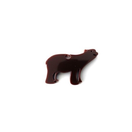 Pendente Acrílico "Urso Polar" 30mmx20mm