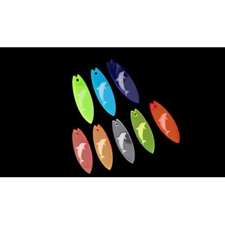 Pendente Acrílico Prancha "Golfinho" Personalizavel