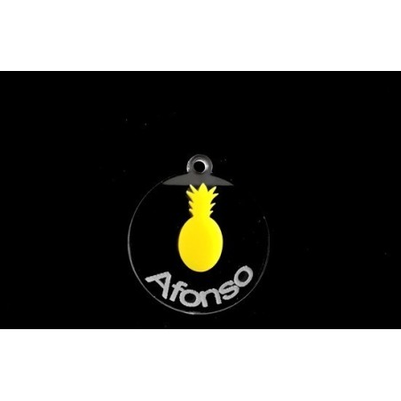 Pendente Acrílico Duplo "Ananás" 30mm Personalizavel