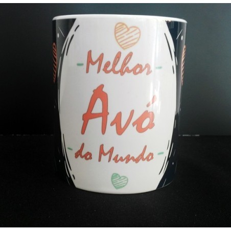 Caneca "Melhor Avó do Mundo"