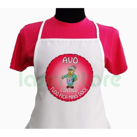 Avental "Avó Doce" Branco