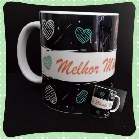 Caneca "Melhor Mãe do Mundo"