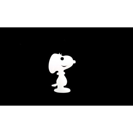 Pendente Acrílico "Snoopy" 25mm x 17mm