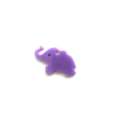 Pendente Acrílico "Elefante" 18mm x 30mm