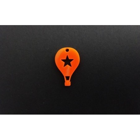 Pendente Acrílico "Balão Ar Quente" 25mm x 15mm