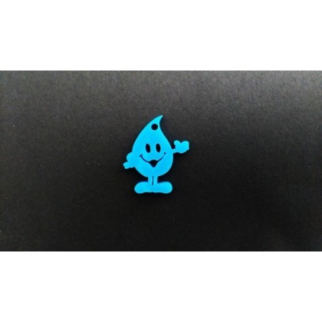 Pendente Acrílico "Sr. Gota" 25mm x 21mm
