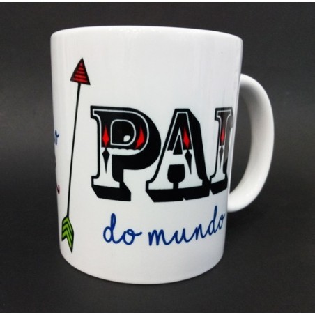 Caneca "Exclusiva Melhor Pai"