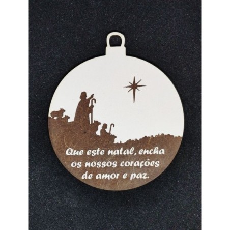Bola de Natal "Estrela Guia"