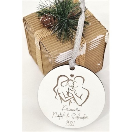 Bola de Natal "Primeiro Natal do bebé"