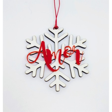 Pendente de Natal "Floco de neve"
