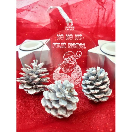 Bola de Natal "Pai Natal Tatuado"