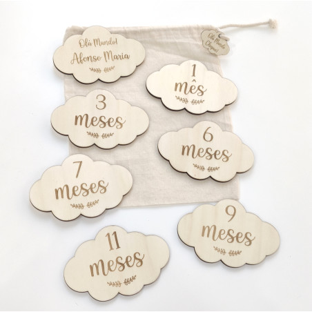 Placas Evolutivas Milestones "Nuvens"