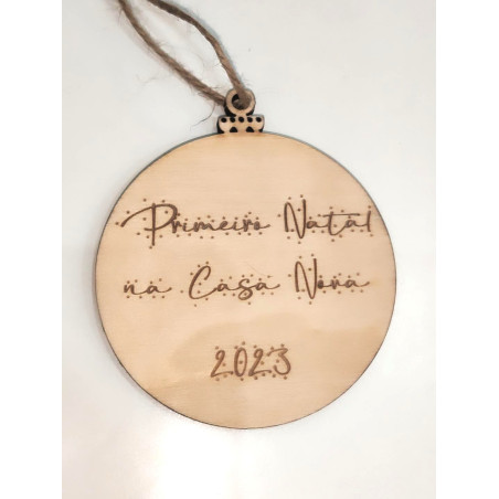 Bola Primeiro Natal na Casa Nova