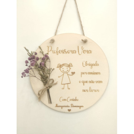 Placa Professora/Educadora