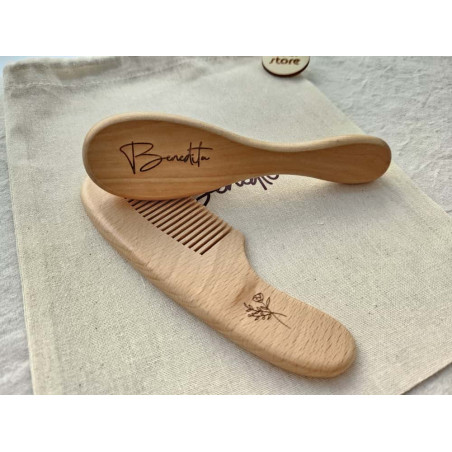 Conjunto Escova e Pente de bebé